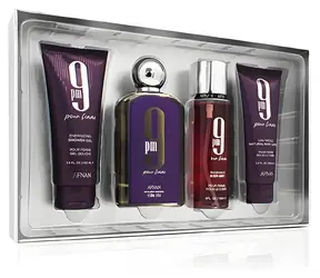 Afnan 21:00 Pour Femme woda perfumowana 100 ml ~ woda perfumowana 100 ml + żel pod prysznic 100 ml + balsam do ciała 100 ml