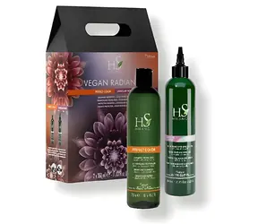 HS Milano Vegan Radiance Color Care Shampoo 350 ml ~ szampon 350 ml + pielęgnacja bez spłukiwania 350 ml