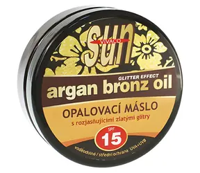 Vivaco SUN Argan Bronz Oil Masło do opalania z organicznym olejkiem arganowym SPF 15 200 ml