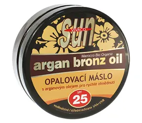 Vivaco SUN Argan Bronz Oil Masło do opalania z organicznym olejkiem arganowym SPF 25 200 ml