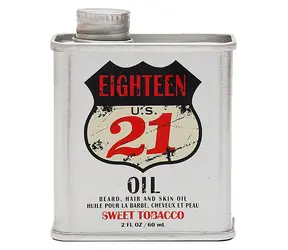 18.21 Olejek do brody, włosów i skóry wykonany metodą syntetyczną, słodki tytoń, wielofunkcyjny olejek do brody, 60 ml