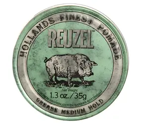 REUZEL Styling Green Pomade Grease Medium Hold Pomada do włosów o średnim utrwaleniu i połysku 35 g