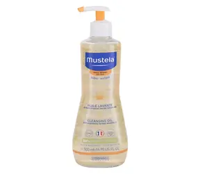 Mustela Bébé Cleansing Oil Olejek do kąpieli 500 ml