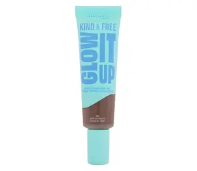 Rimmel London Kind & Free Glow It UP Nawilżający podkład koloryzujący do skóry 30 ml 605 Głęboka czekolada
