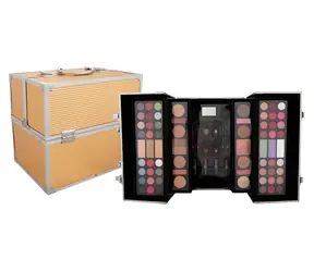 2K Super Model Beauty Train Case Dekoracyjna kaseta 122,6 g Złota