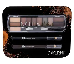 Cień do powiek 2K Night & Day 8,16 g Daylight ~ Cień do powiek 8,16 g + Kredka do oczu 0,6 g + Kredka do oczu 0,6 g