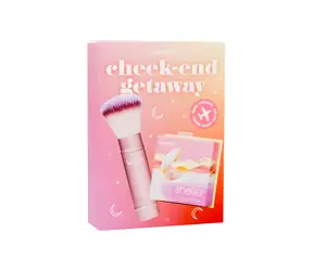 Róż Benefit Shellie Blush 6 g Warm Seashell-Pink ~ róż 6 g + pędzel kosmetyczny Pędzel wielofunkcyjny do policzków 1 szt.