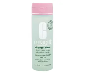 Clinique All About Clean Płynne mydło do twarzy Mydło oczyszczające do skóry tłustej 200 ml