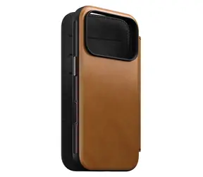 Nomad Modern Leather Folio brown (114760118I8I) / Etui / Apple iPhone 17/18 Pro / skóra / MagSafe