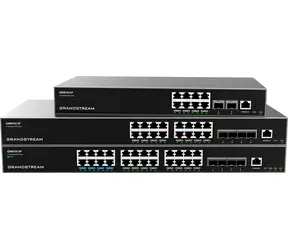 Grandstream GWN7812P / Przełącznik / Zarządzalny L3 / 16x RJ45 1Gb PoE+ / 4X SFP+ / 240W PoE