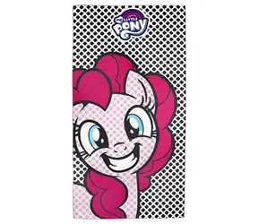 Spokey Pinkie My Little Pony czarno-biały / Szybkoschnący ręcznik sportowy / 80 x 160 cm