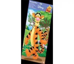 Dekoracja 3D Prime Disney Glow Tiger / Naklejka / Świecąca w ciemności