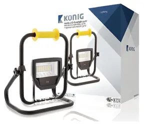 König KNLEDFLST30W / LED spotlight / 30 W / 2300 lm / portable / protection class II