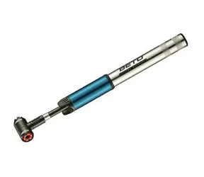 Pompka rowerowa Pro-T PLUS dural 003 srebrno-niebieska / z wężykiem