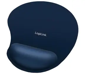 LogiLink ID0027B niebieski / Podkładka pod nadgarstek pod mysz / silikon / 204x230x20 mm