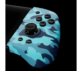 Funlab Luminpad Camouflage Blue / Kontroler bezprzewodowy / Nintendo Switch, Switch OLED / Gripcon / ergonomiczny uchwyt