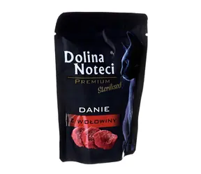 Dolina Noteci Premium wołowina 85 g / Saszetka dla kotów / sterylizowana