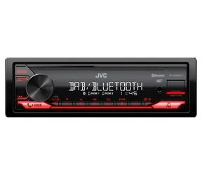 JVC KD-X282DBT czarny / Radio samochodowe / Bluetooth / USB / Wyświetlacz LCD / 200 W