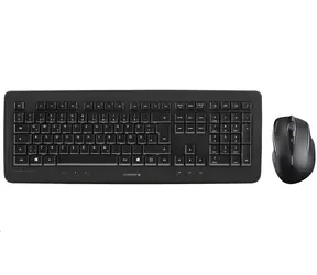 Cherry DW 5100 czarny / Zestaw klawiatura i mysz / Bezprzewodowy / USB / Układ CZ+SK / 105 klawiszy