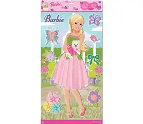 Prime Samoprzylepna dekoracja 3D Disney Glow Barbie / Naklejki