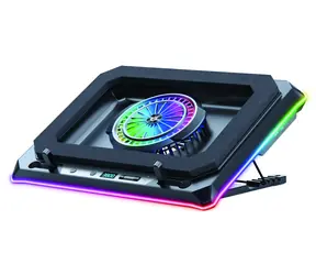 Conceptronic THYIA04B / Podkładka chłodząca pod laptopa / do laptopa 19" / Podświetlenie RGB / Zasilanie USB