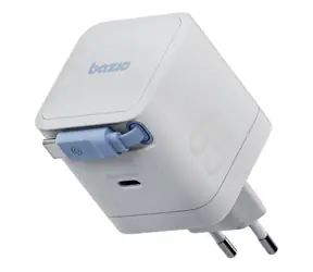 ENERGEA BAZIC GoPort Retrek / Ładowarka / GaN / 65 W / USB-C / kabel zwijany 70 cm