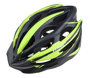 Kask rowerowy Pro-T PLUS Alcazar czarno-zielony / In-mold / M (55-58 cm)