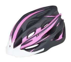 Kask rowerowy Pro-T PLUS Alcazar czarno-różowy / In-mold / L (58-61 cm)