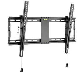 Goobay Pro TILT L czarny / uchwyt ścienny do telewizora / 37-70" / VESA 200x200-600x400 / nośność 70 kg / pochylenie 3-12°