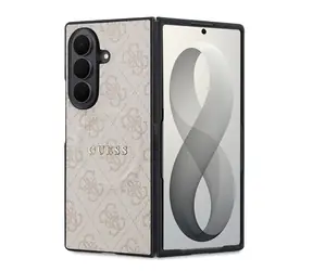 Guess PU Leather 4G Magnetyczny różowy / Tylna obudowa / Samsung Galaxy Z Fold 8 Ultra