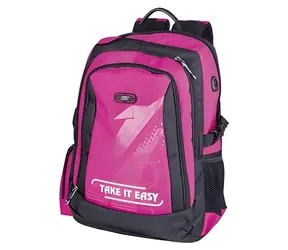 Plecak szkolny Easy School-sportowy różowy / Plecak szkolny / kieszeń na laptopa / 20 l