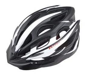 Kask rowerowy Pro-T PLUS Alcazar czarno-biały / In-mold / M (55-58 cm)