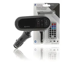 König CSBTFMTRANS100 / nadajnik FM / Bluetooth / 12V / mikrofon