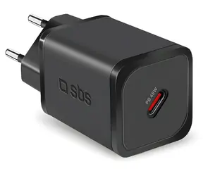 Adapter podróżny SBS GaN USB-C czarny / Adapter podróżny / PD / 45 W