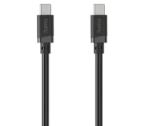 Kabel ładujący HAMA USB-C - USB-C czarny / Kabel ładujący / 60 W / 3 m / 480 Mbit/s