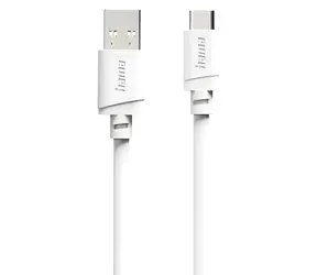 HAMA USB-A - USB-C 2 m biały / Kabel ładujący / USB 2.0 / 480 Mbit/s