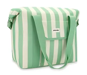 Spokey SAN REMO zielone paski / Torba termiczna / 28 l