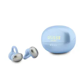 Guess Metallic FINISH Classic Logo jasnoniebieskie / Słuchawki bezprzewodowe / OWS