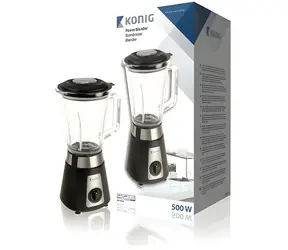 König BLACK S LINE SB10 czarny / Blender stołowy / 500 W
