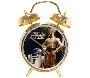 Prime Star Wars C-3PO i R2-D2 / Budzik / Design retro