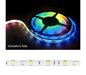 Taśma LED Tipa 5050 RGB 5m / Taśma LED / 30 LED/m / 7,2 W/m / IP54 / Podtynkowa