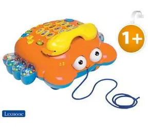 LEXIBOOK Telefon dziecięcy BlaBla Krab IT175 / Zabawka interaktywna