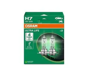 OSRAM H7 ULTRA LIFE / Żarówka samochodowa / 55W / zestaw 2 szt.