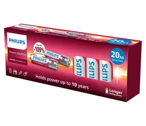Philips Power Alkaline AA / Bateria / alkaliczna / 20 szt.
