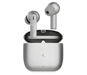 Ksix Meteor srebrny / Słuchawki bezprzewodowe / Czas pracy baterii 4+28 godz. / Bluetooth