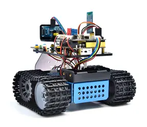 KEYESTUDIO Caterpillar Robotic Tank V3.0 / zestaw Arduino STEM / sterowanie IR i Bluetooth / śledzenie linii