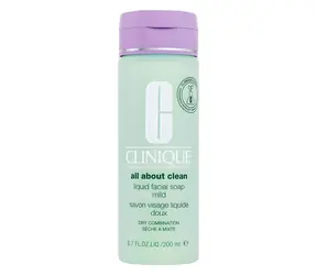Clinique All About Clean Płynne mydło do twarzy Łagodne mydło oczyszczające 200 ml