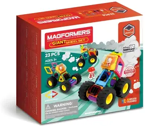 Magnetyczny zestaw konstrukcyjny MAGFORMERS Giga Wheel Set / 23 elementy / od 3 lat