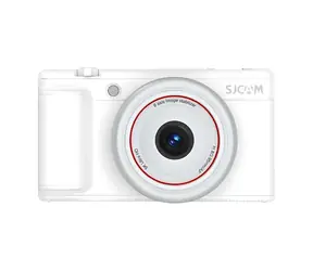 SJCAM ZV200 biała / kamera do vlogowania / wideo 5K / zdjęcia 80 MP / 6-osiowa stabilizacja / obrotowy wyświetlacz