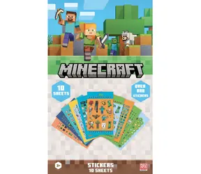 Naklejki Minecraft PYRAMID / Naklejki / 800 szt. / 10 arkuszy